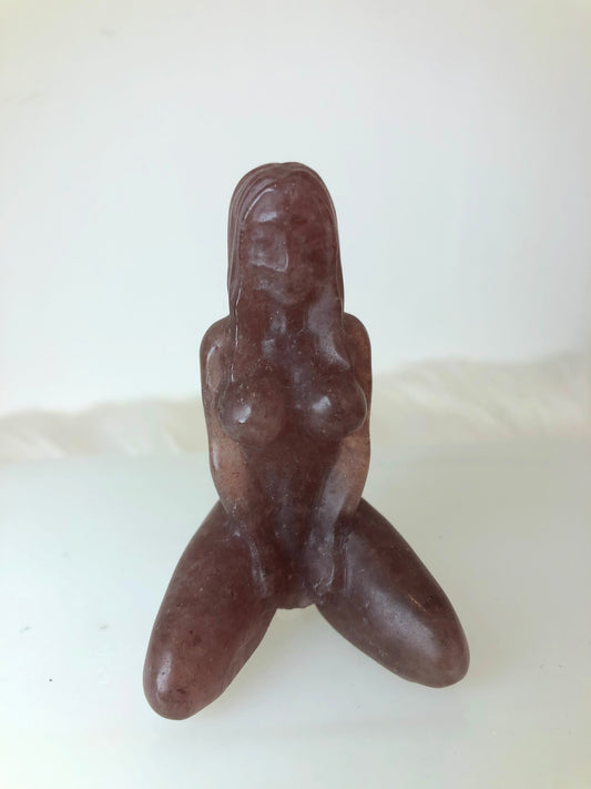 Strawberry Quartz Body Carving